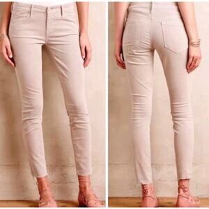 MOTHER Women's Straight Leg Jeans in Cream